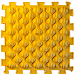 Masāžas ortopēdiskais paklājiņš "Puzzle Mix" Shell 1 elements