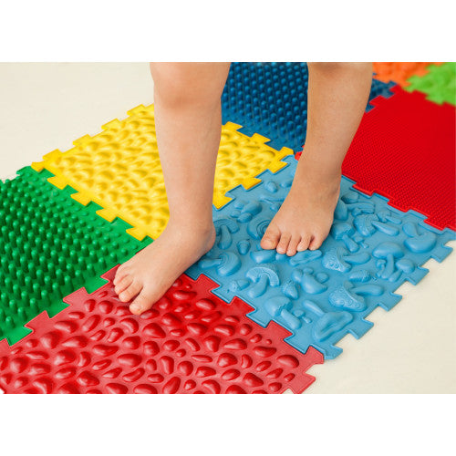 Masāžas ortopēdiskie paliktņi "Puzzle Mix" 10 moduļi