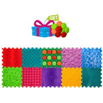 Masāžas paklājiņš Ortek Mix Puzzles, 10 gab. + bezmaksas raksti