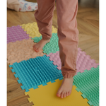 Masāžas paklājiņš Puzzle Mix Pastel 10 elementi