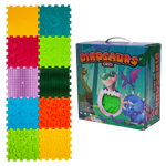 Masāžas paklājiņš Avalanche Dinosaurs Puzzle 10 elementi