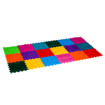 Ortopēdiskais masāžas paklājiņš Ortek Puzzle "Mega Mix" 18 moduļi