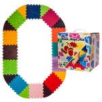 Masāžas paklājiņš Ortek Puzzle 12 elementi + 8 trīsstūri