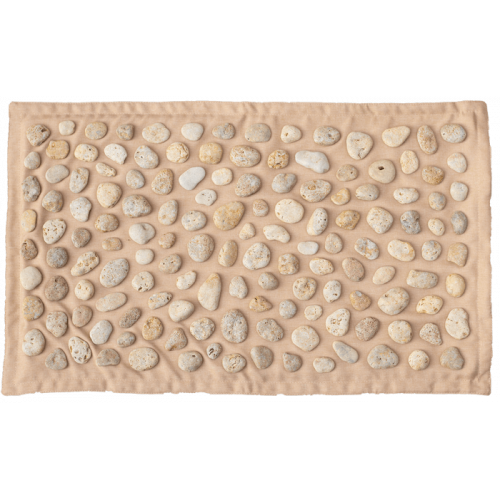 Masāžas ortopēdiskais paklājiņš ar dabīgiem oļiem “Ortek” SOFT 74x44 cm