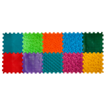 Masāžas ortopēdiskie paliktņi "Puzzle Mix" 10 moduļi