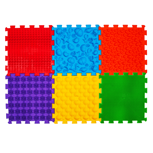 Ortopēdiskie masāžas paliktņi Ortek "Nautical Puzzle" 6 moduļi