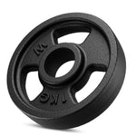 Standarta čuguna Tri Grips svara plāksne 1 kg ar ø31 mm urbumu - Marbo Sport