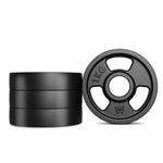 Standarta čuguna Tri Grips svara plāksne 1 kg ar ø31 mm urbumu - Marbo Sport