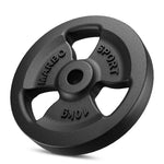 Standarta čuguna Tri Grips svara plāksne 10 kg ar ø31 mm urbumu - Marbo Sport