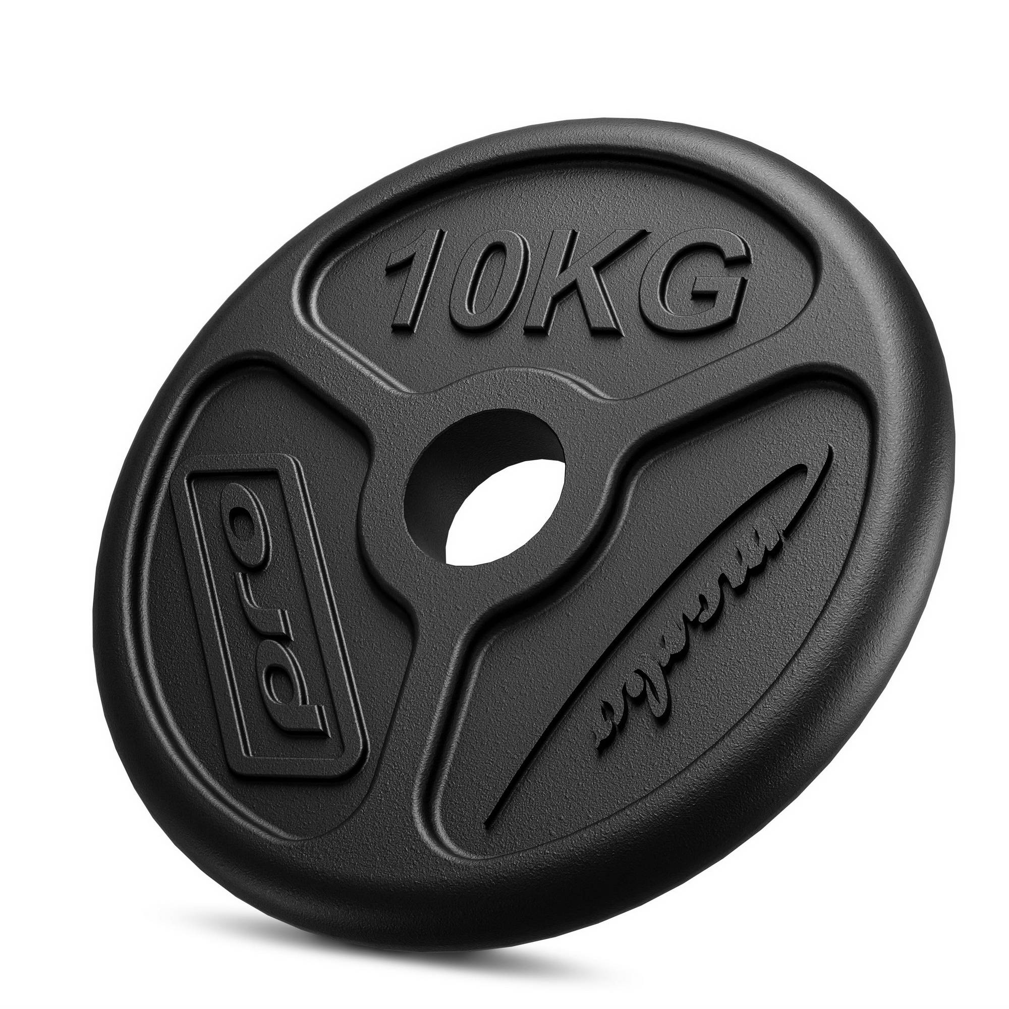 Olimpiskā svara plāksne no čuguna 10 kg ar ø51 mm urbumu MW-O10-OLI - Marbo Sport