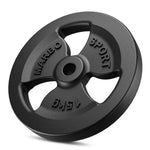 Standarta čuguna Tri Grips svara plāksne 15 kg ar ø31 mm urbumu - Marbo Sport