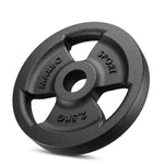 Standarta čuguna Tri Grips svara plāksne 2,5 kg ar ø31 mm urbumu - Marbo Sport