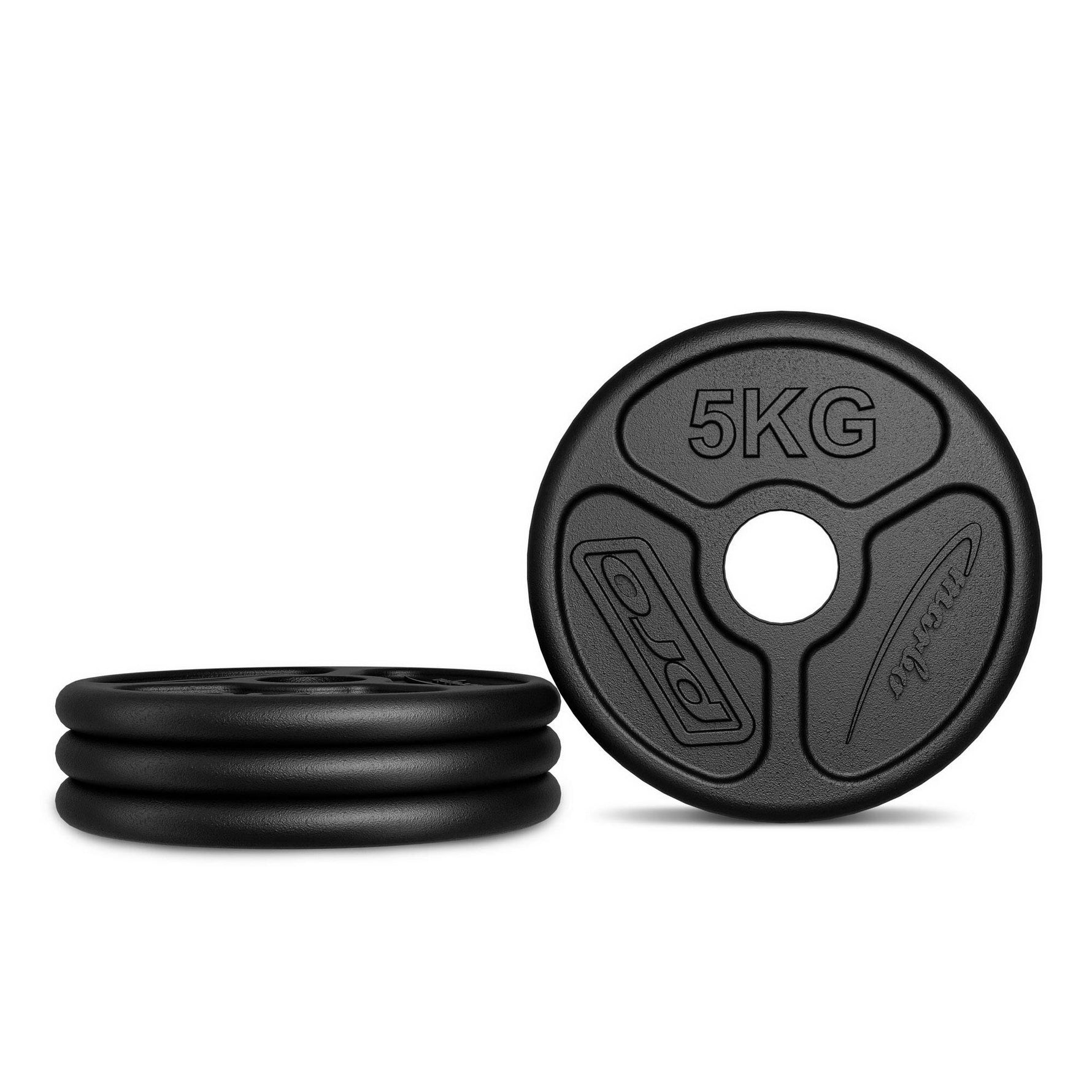 Olimpiskā svara plāksne no čuguna 5 kg ar ø51 mm urbumu MW-O5-OLI - Marbo Sport