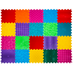 Masāžas ortopēdiskais paklājiņš Ortek "Puzzle Mega Mix" 20 moduļi