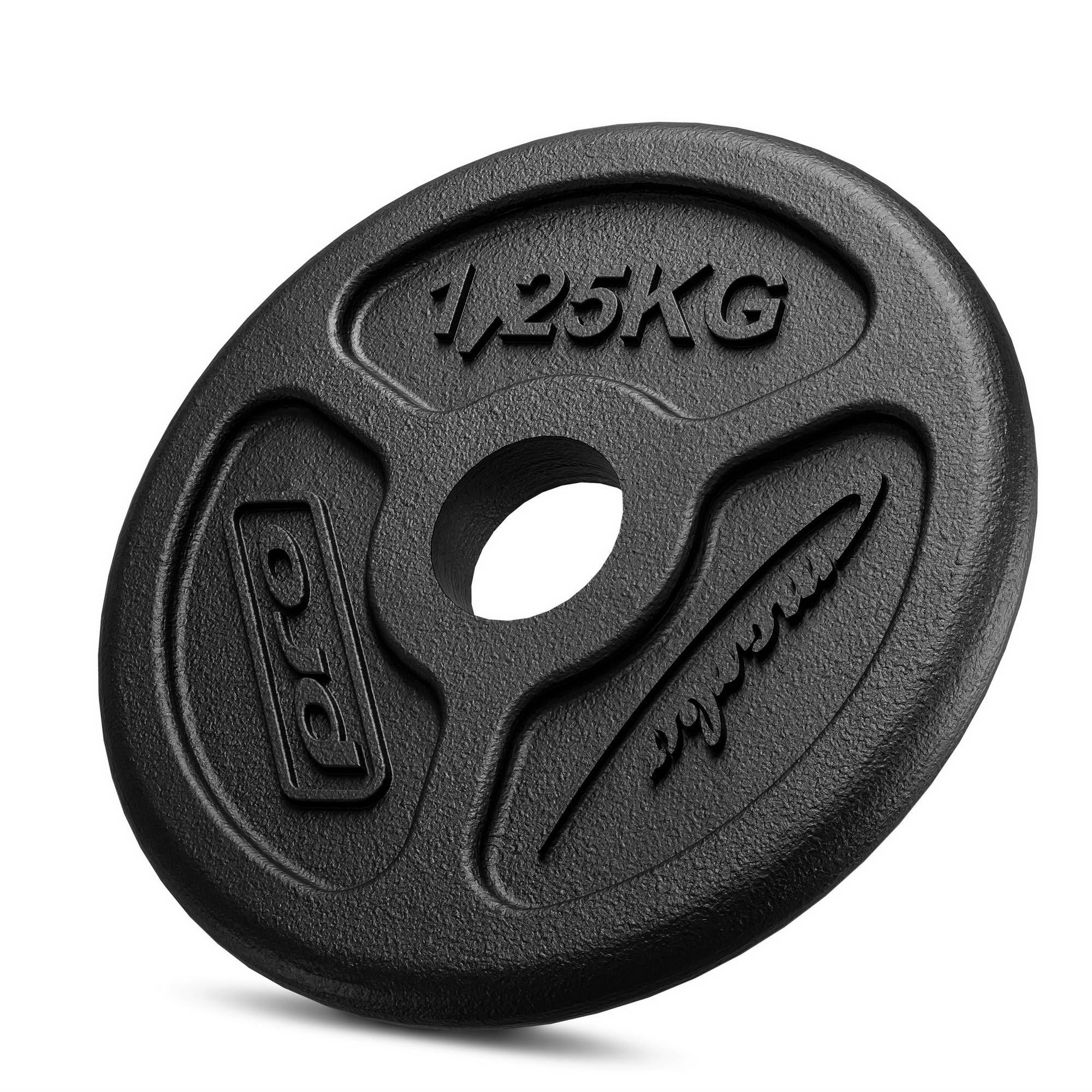 Standarta dzelzs disks, plāns 1,25 kg ar ø31 mm urbumu MW-O1,25-slim - Marbo Sport