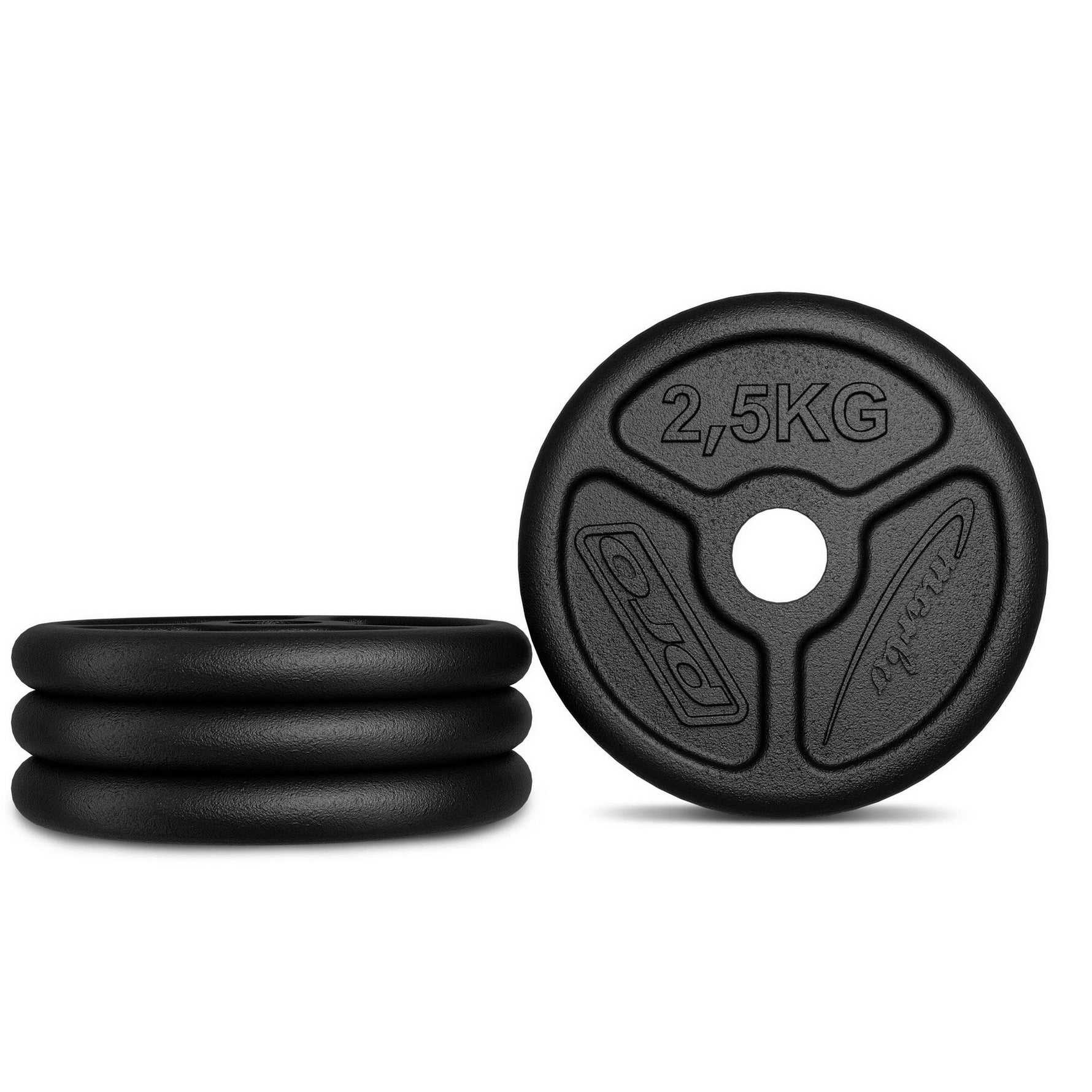 Standarta dzelzs disks, plāns 2,5 kg ar ø31 mm urbumu MW-O2,5-slim - Marbo Sport