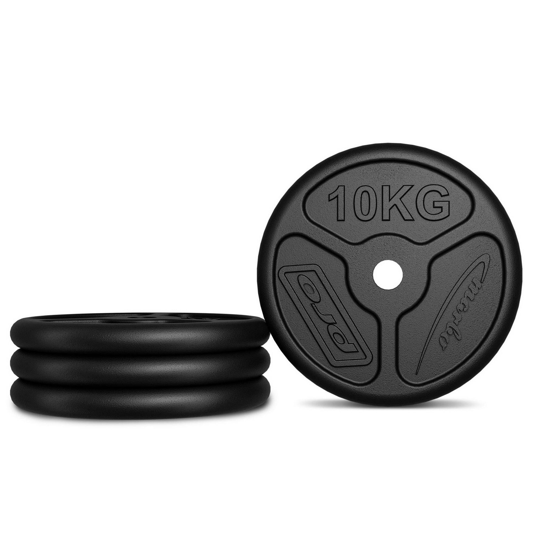 Standarta dzelzs disks, tievs 10 kg ar ø31 mm urbumu MW-O10-slim - Marbo Sport