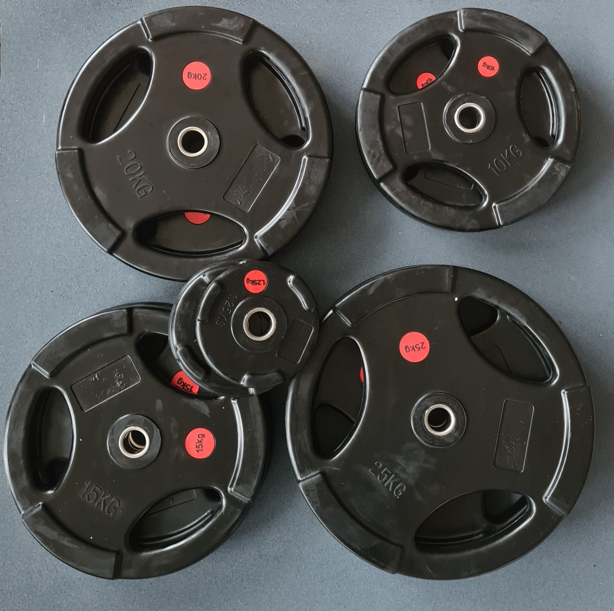 Gumijas disku komplekts Prove 30 mm 157.50kg