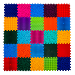 Masāžas ortopēdiskais paklājiņš Ortek "Puzzle Mega Mix" 25 moduļi