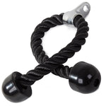 Virve Rope handle for atlas lift for triceps