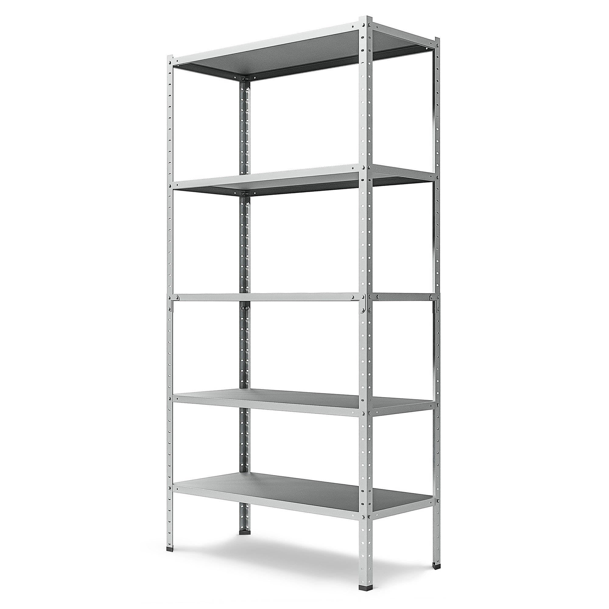 Metāla plaukti uzglabāsānas Steel 180x90x40 5P 450 kg
