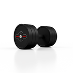 Gumijota hantele 1 gab. 25 kg black - Marbo Sport