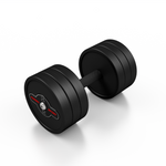 Gumijota hantele 1 gab. 25 kg black - Marbo Sport