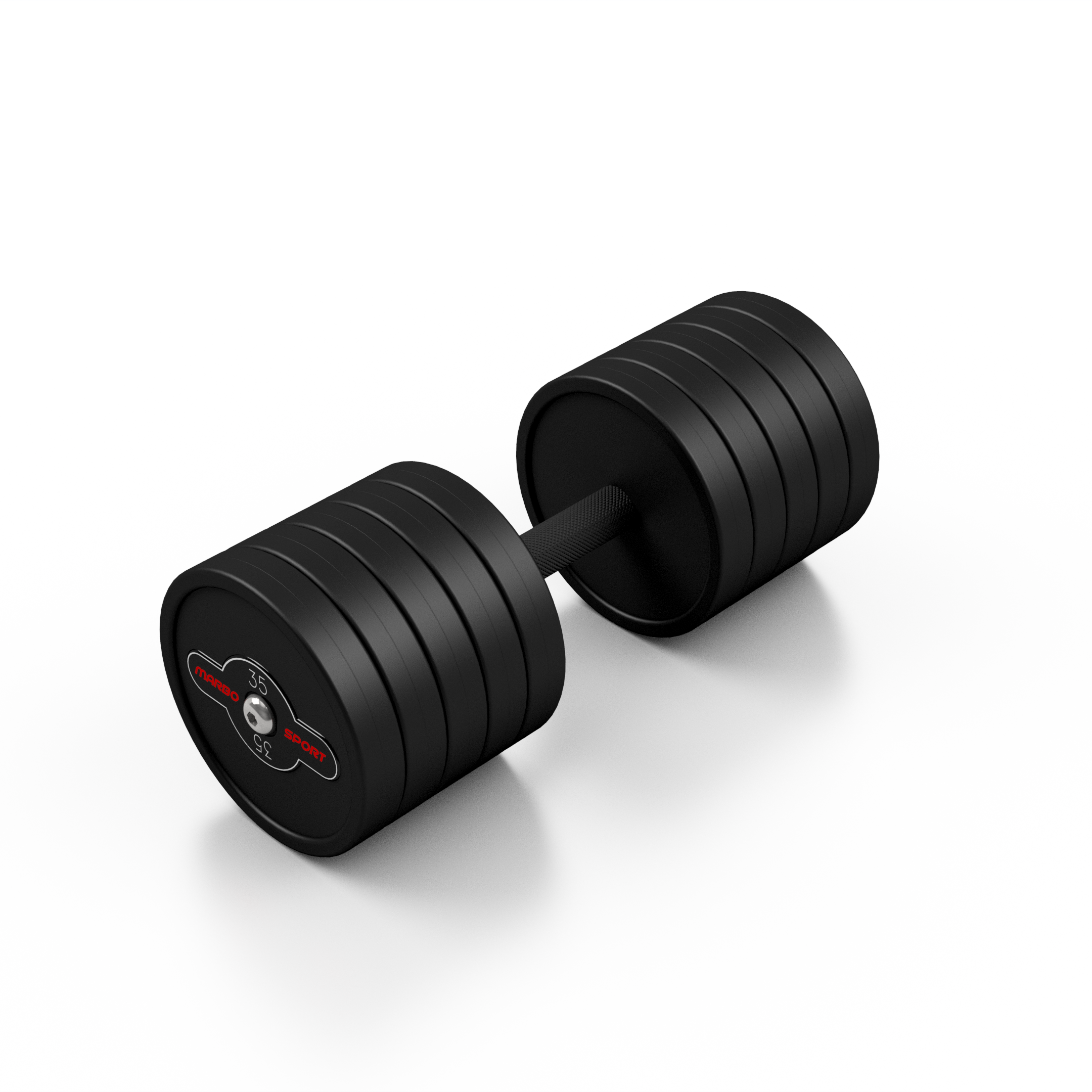 Gumijota hantele 1 gab. 35 kg - Marbo Sport