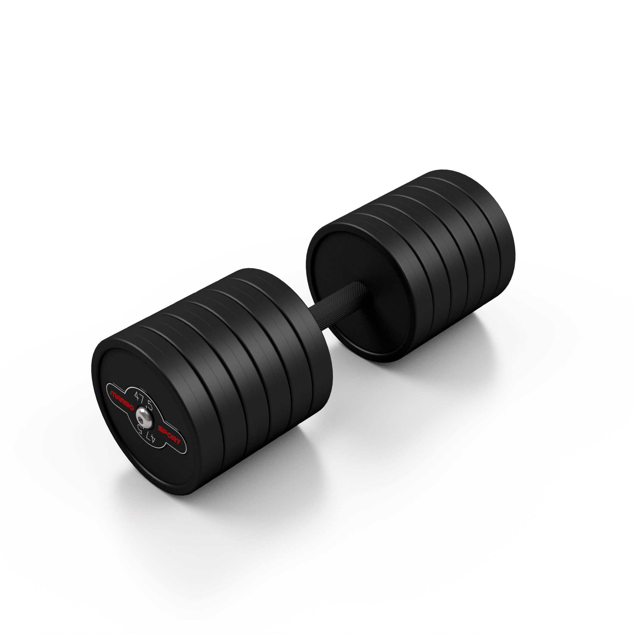 Gumijota hantele 1 gab. 47,5 kg - Marbo Sport