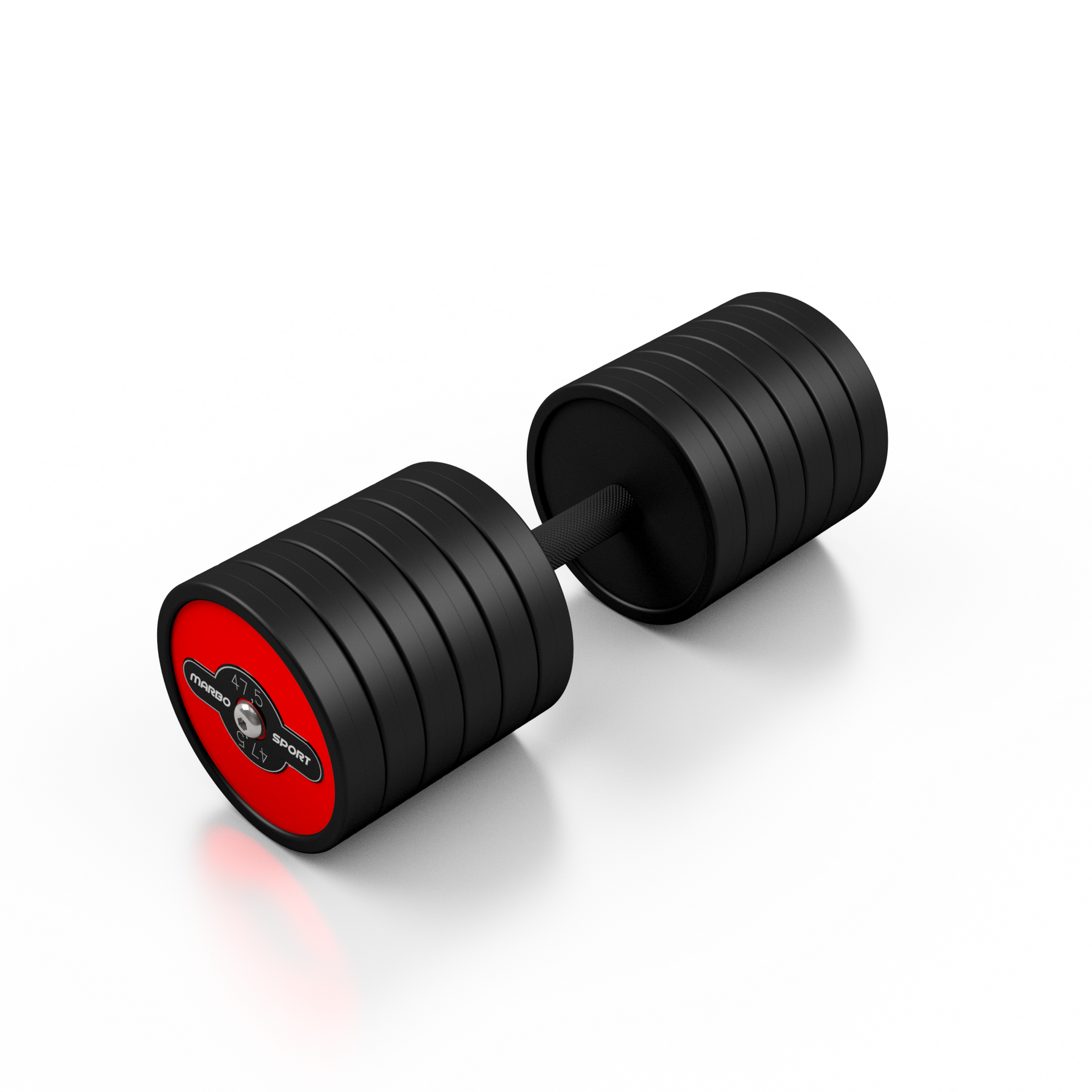 Gumijota hantele 1 gab. 47,5 kg - Marbo Sport