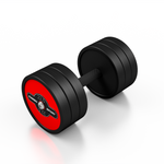 Gumijota hantele 1 gab. 22,5 kg - Marbo Sport