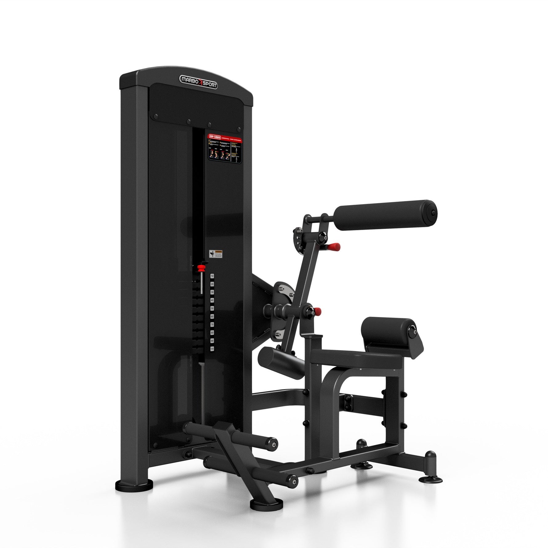 Bloku trenažieris 2-in-1 abdominal - back extension MP-U220 - Marbo Sport
