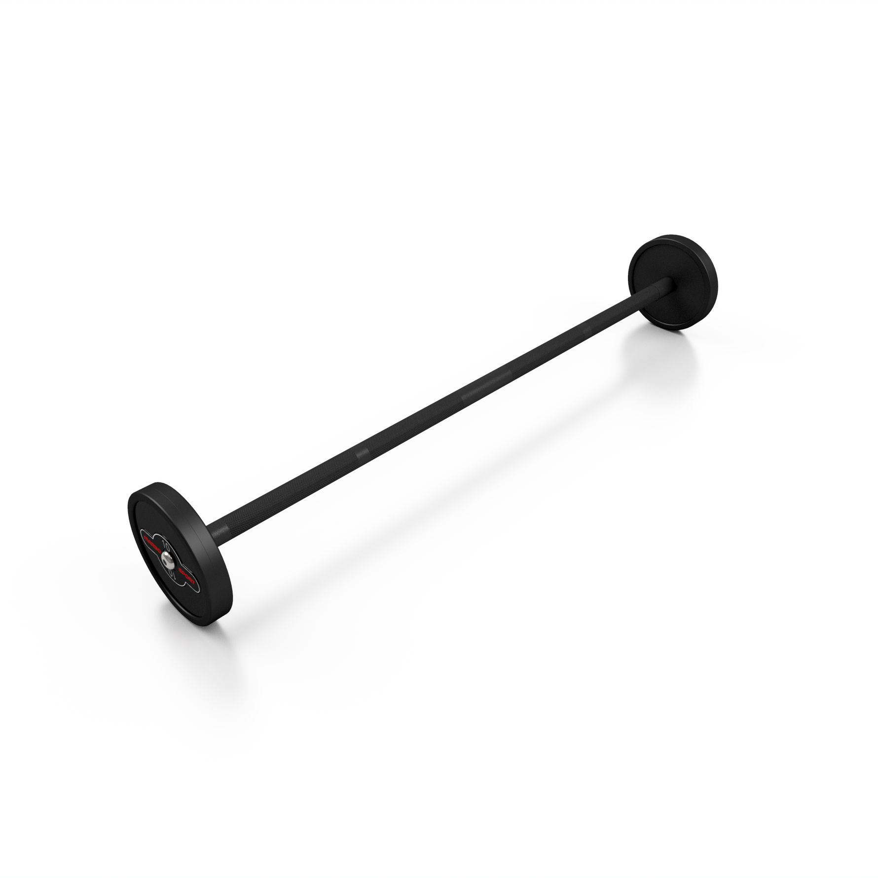 Gumijots svara stienis ar fiksētu svaru 1 gab. 10 kg - Marbo Sport