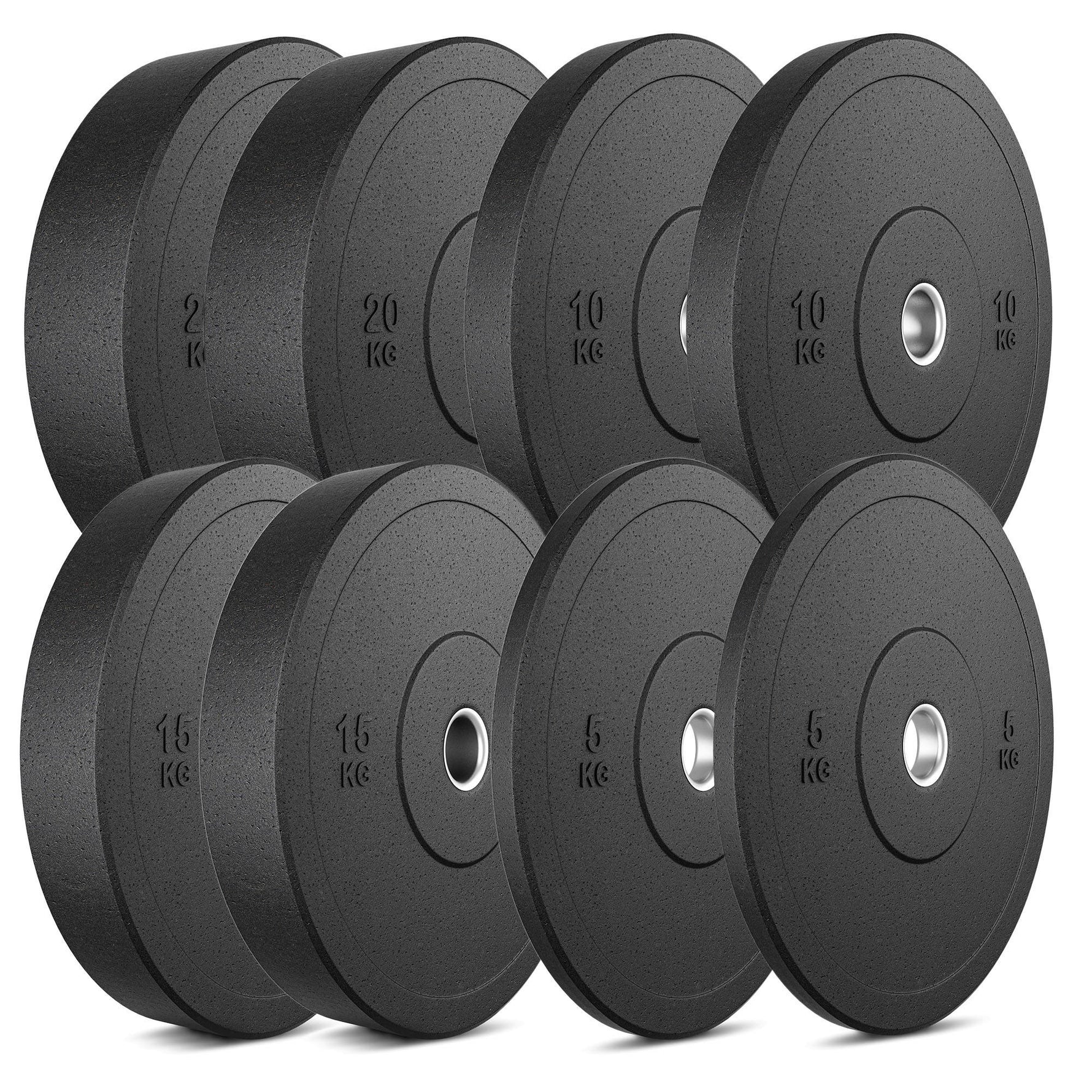 Cietgumijas svaru disku komplekts - MW-Bumper - 100 kg - Marbo Sport