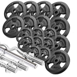 Pastiprinātu rokturu un svaru komplekts 113 kg - Marbo Sport