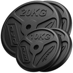 Čuguna svaru disku plāns komplekts 60 kg / 2 x 20 kg + 2 x 10 kg - Marbo Sport