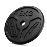 Čuguna svaru disku plāns komplekts 30 kg / 4 x 5 kg + 4 x 2,5 kg - Marbo Sport