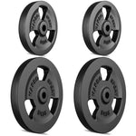 30mm svara diski Tri-Grip weight plates made of cast iron set 60 kg / 2 x 20 kg + 2 x 10 kg - Marbo Sport