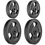 30mm svara diski Tri-Grip rubberized cast iron weight plates set 60 kg / 2 x 20 kg + 2 x 10 kg - Marbo Sport