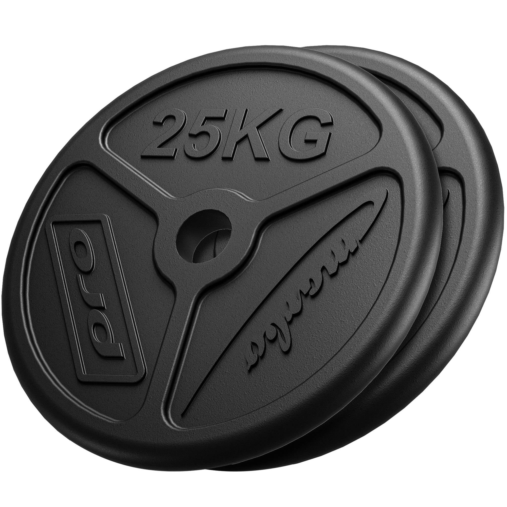 Marbo Sport Olimpisko svaru disku komplekts no čuguna 50 kg / 2 x 25 kg MW-2x25KG-OLI
