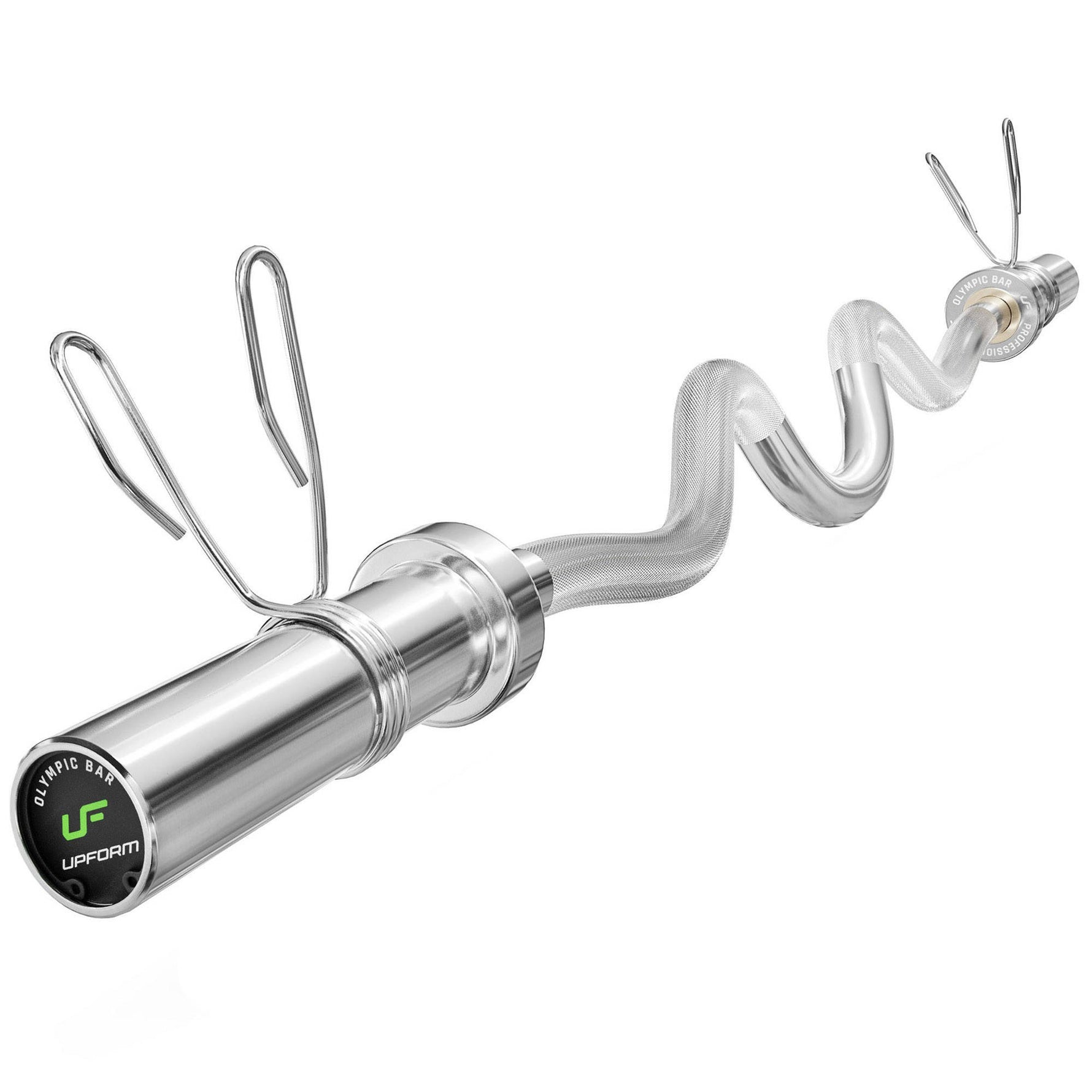 Svara stienis Olympic Ex Curl Bar 120 cm UF-G120ML-OLI-CH - UpForm