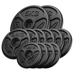 Olimpiskie svaru diski no čuguna 30 kg / 2 x 5 kg + 6 x 2,5 kg + 4 x 1,25 kg - Marbo Sport