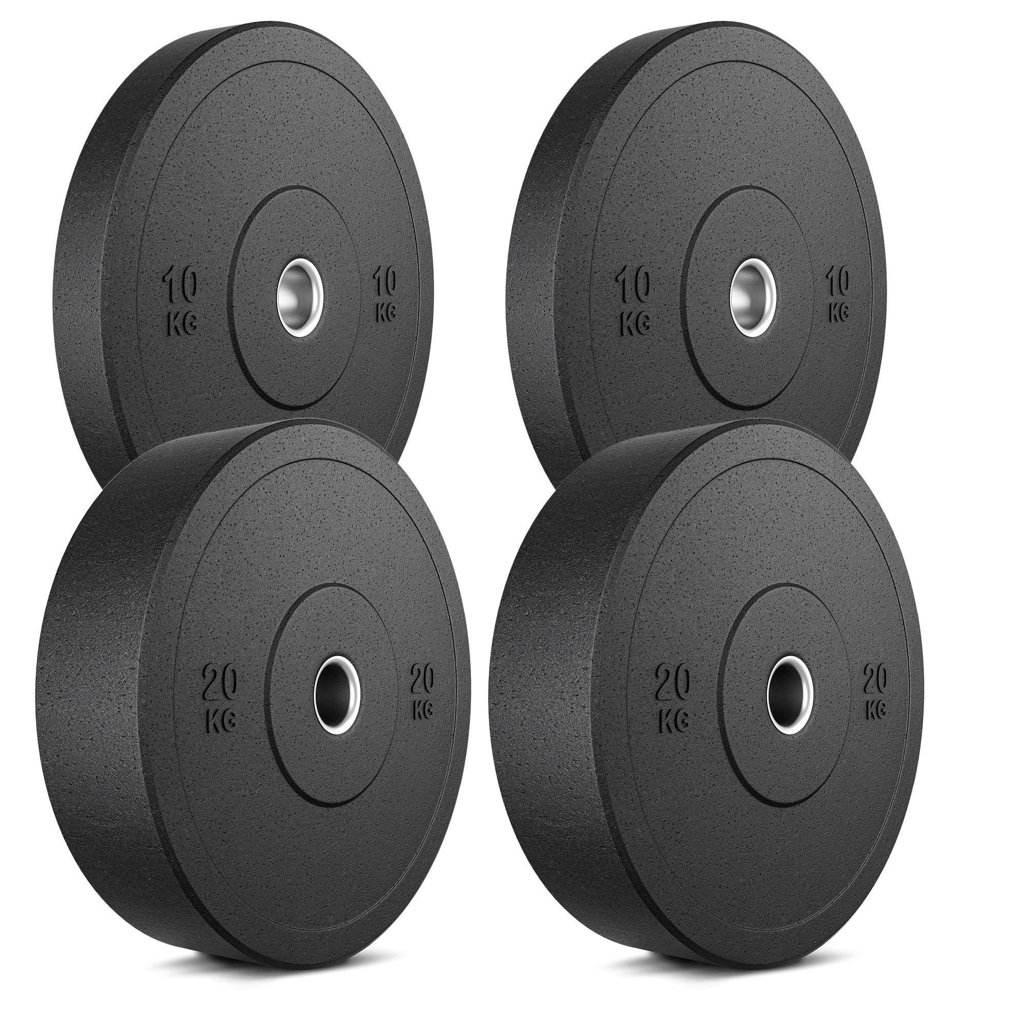 Cietgumijas svaru disku komplekts - MW-Bumper - 60 kg / 2 x 20 kg + 2 x 10 kg - Marbo Sport
