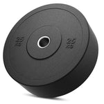 Marbo Sport ar gumiju pārklāts olimpiskais disks 25 kg MW-Bumper-25KG 1 gab.