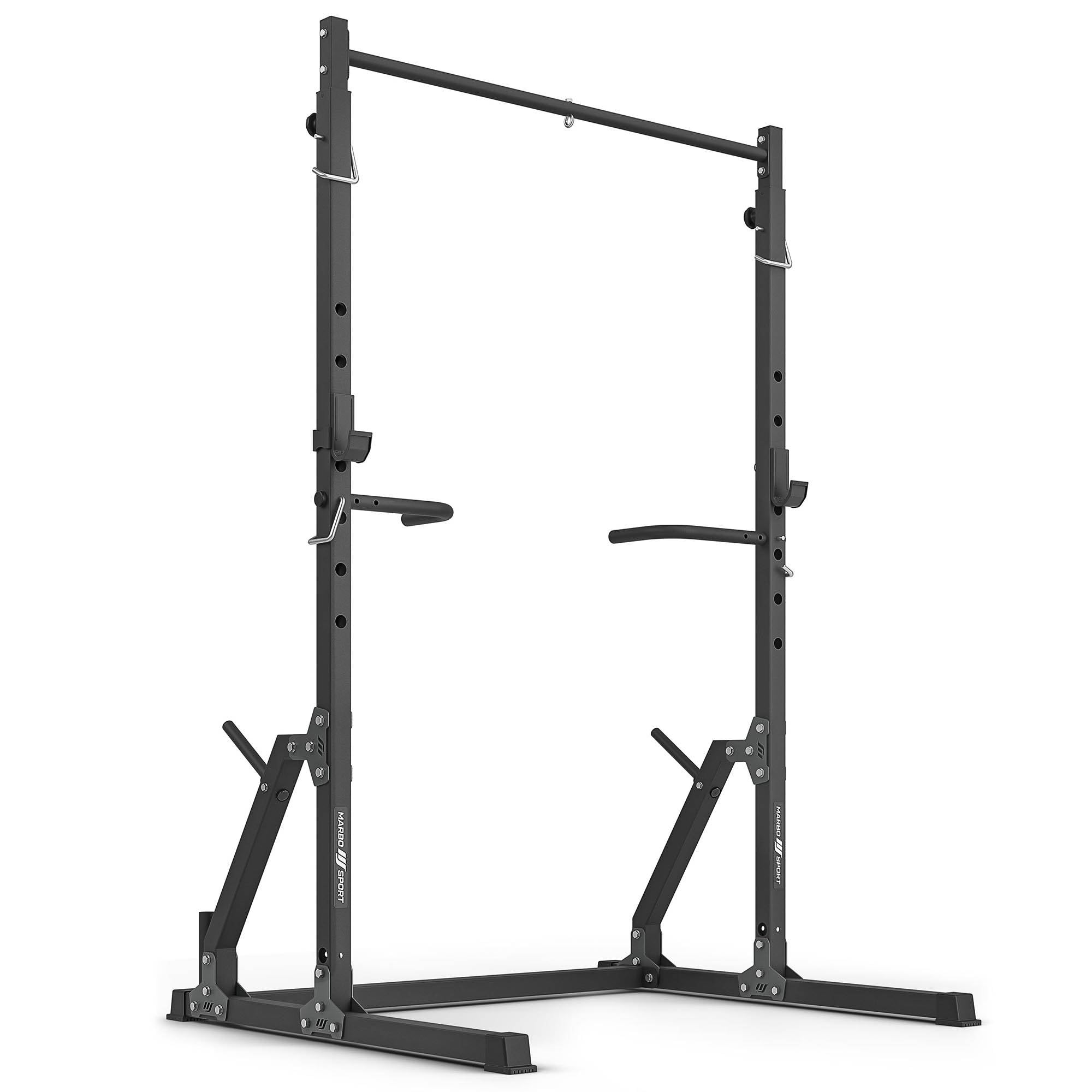 Svarcelšanas statīvs Stationary pull up bar with racks dip station MS-U116 2.0 - Marbo Sport