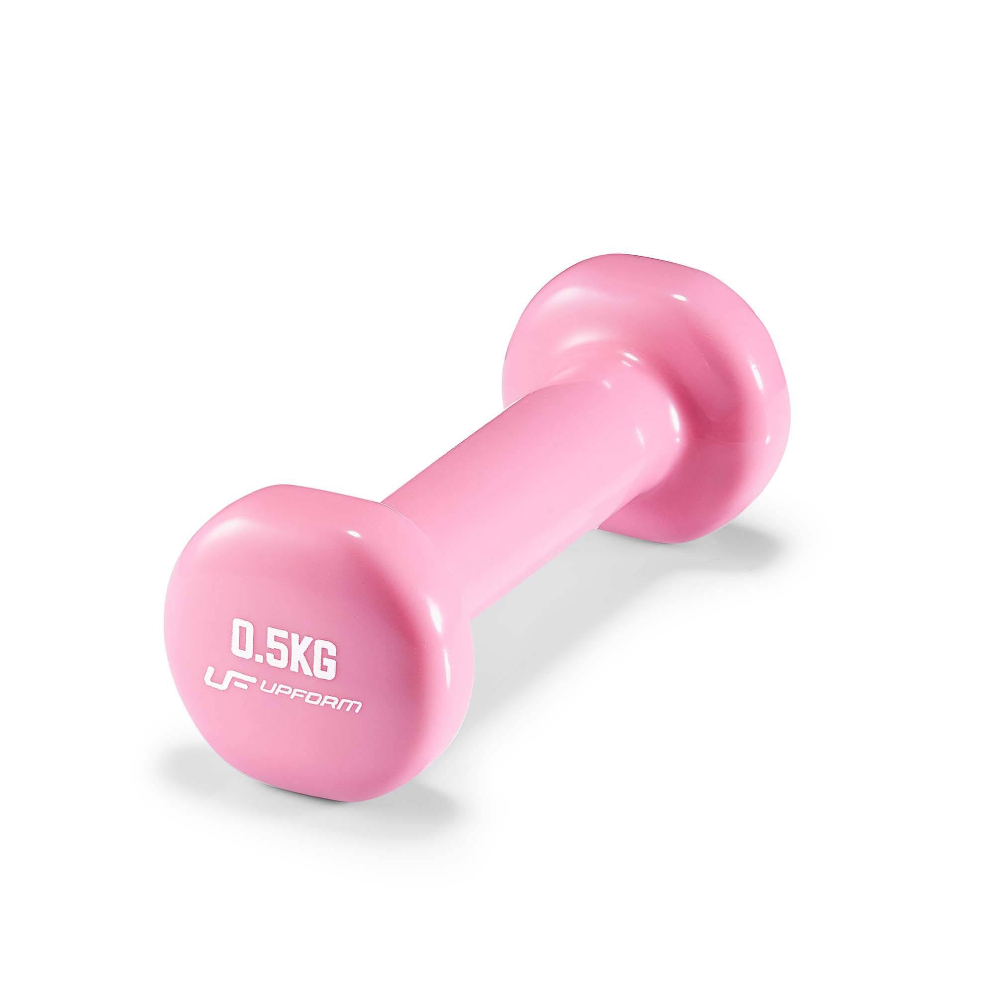Hantele (1 gab.) Vinyl dumbbell 0,5 kg - UpForm