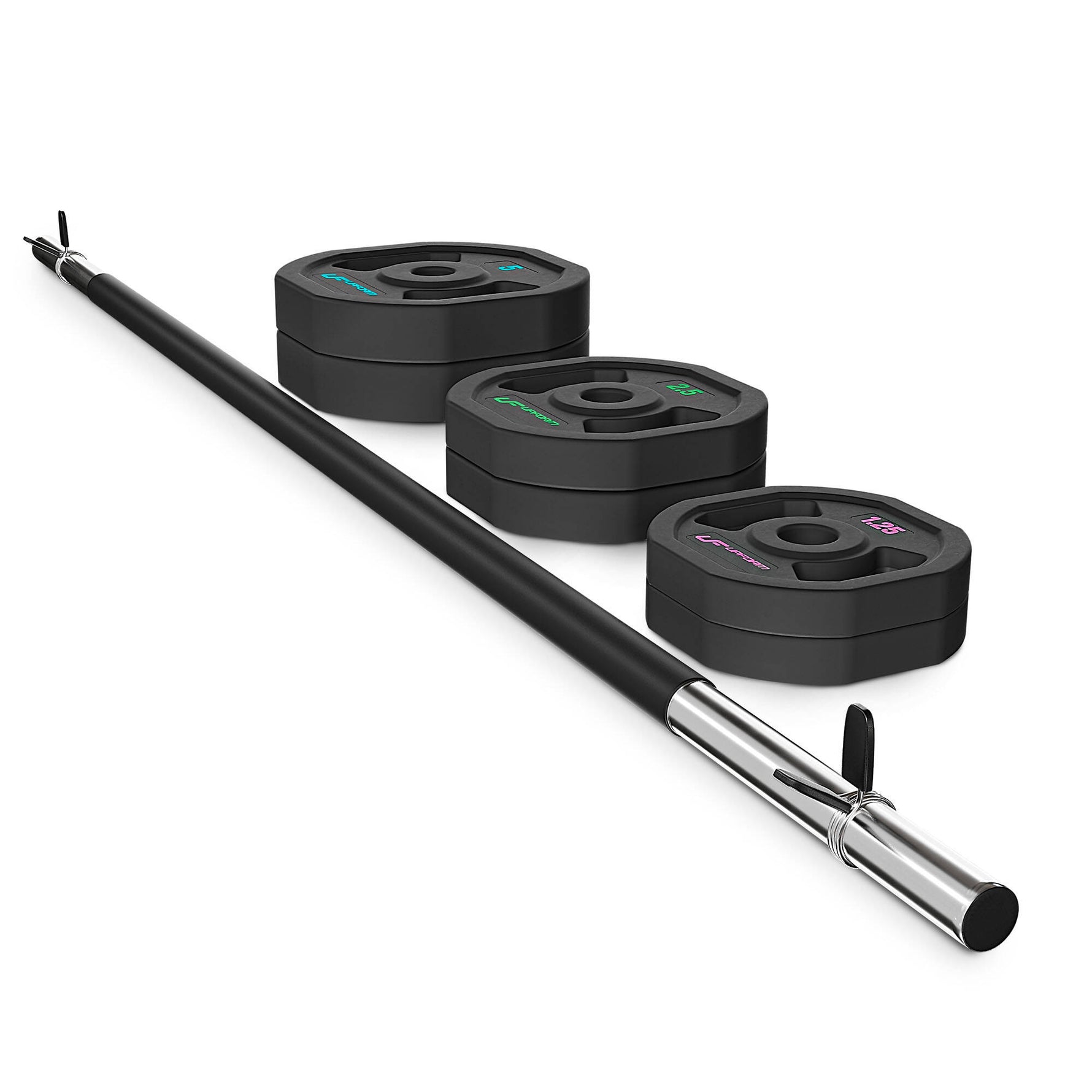 Poliuretāna svara disku komplekts Pump set 20kg - Up Form
