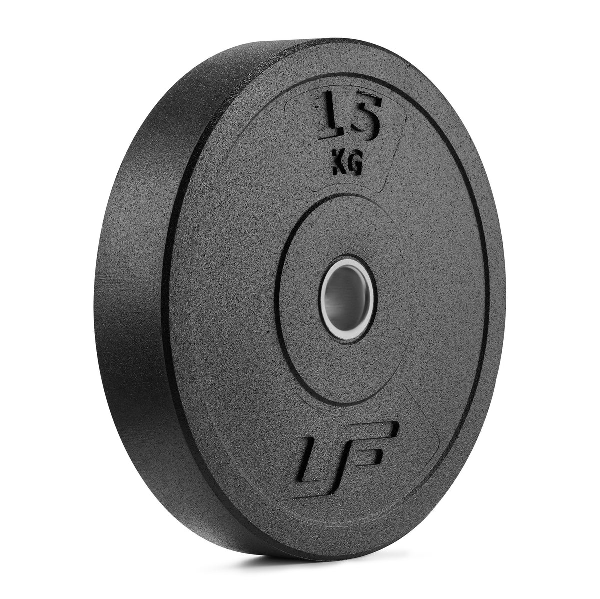 Gumijots olimpiskais svaru disks (bumper) UpForm, 15 kg, Ø 45 cm, atvere 51 mm