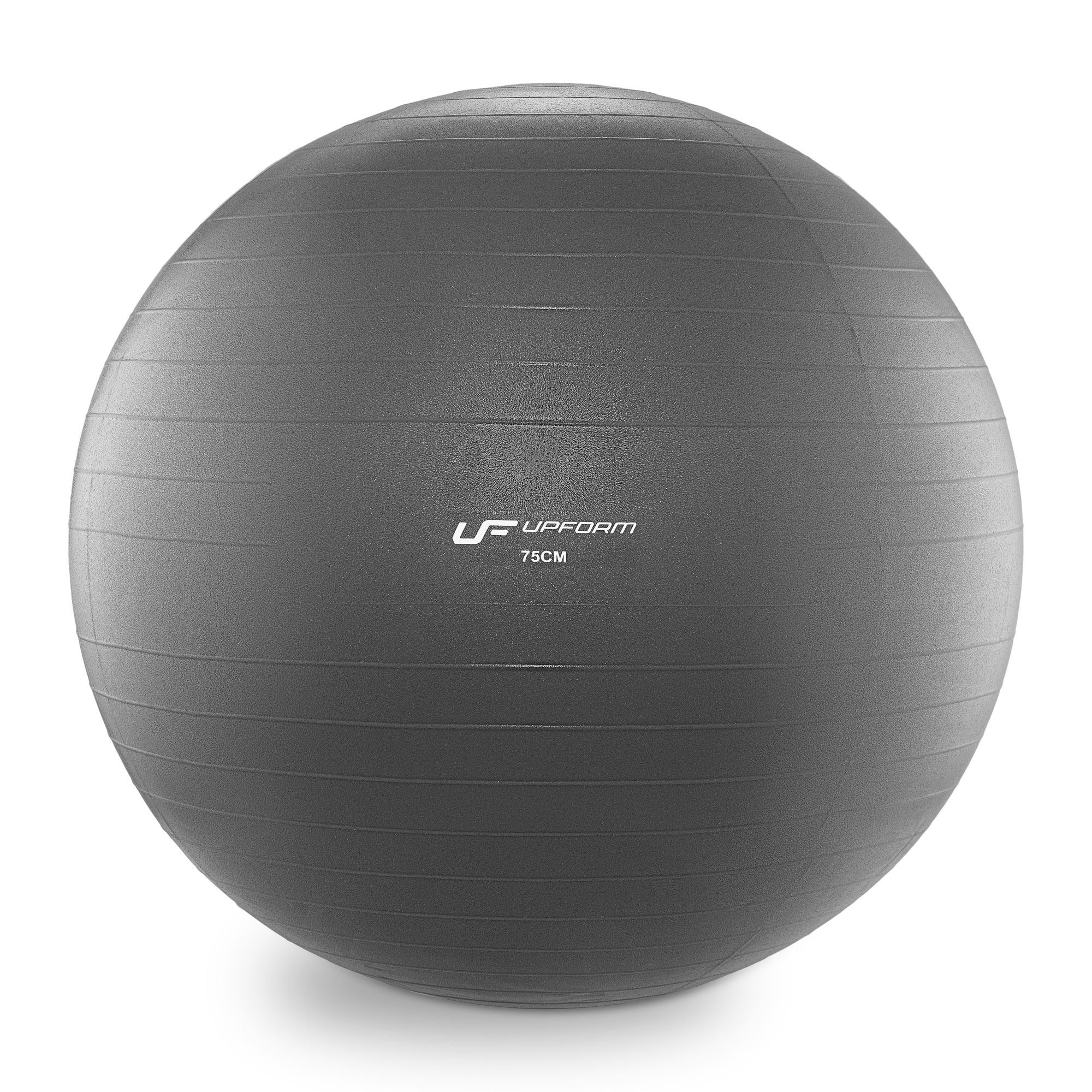 Vingrošanas bumba UpForm, 75 cm, grafīta krāsā