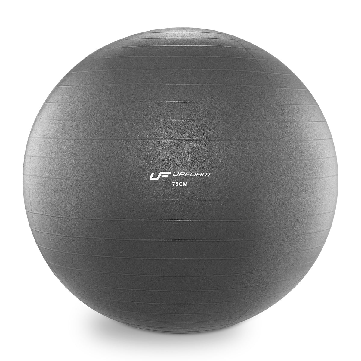 Vingrošanas bumba UpForm, 75 cm, grafīta krāsā